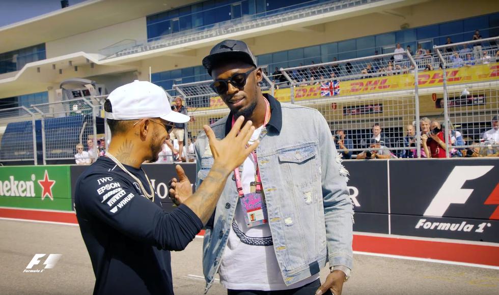 Lewis Hamilton i Usain Bolt: Dva kralja brzine u ludoj vožnji Mercedesom