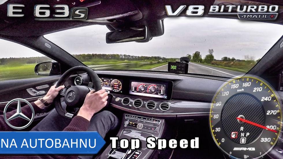 VIDEO: Evo kako E klasa AMG po Autobahnu juri 307 km/h