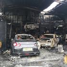 Tužan prizor: Izgorjela garaža s japanskim autima, stradali GT-R i Skylinei