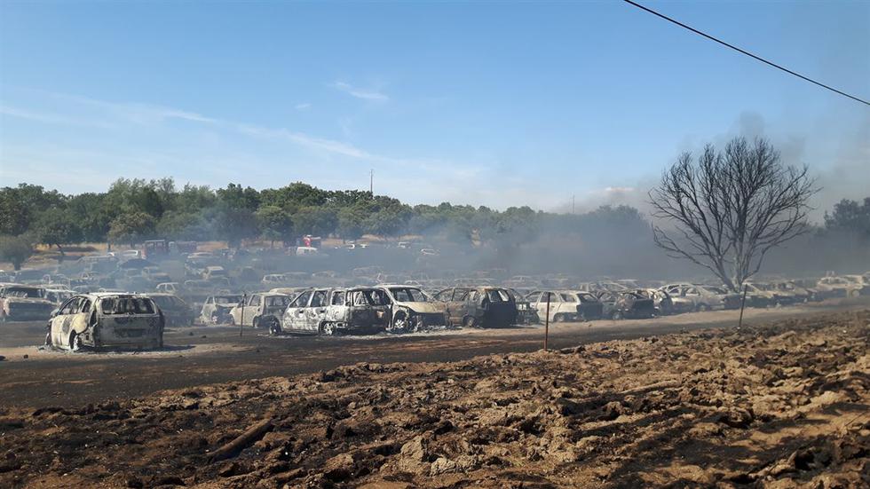 VIDEO: U masovnom požaru izgorjela 422 auta, na sreću nema ozlijeđenih