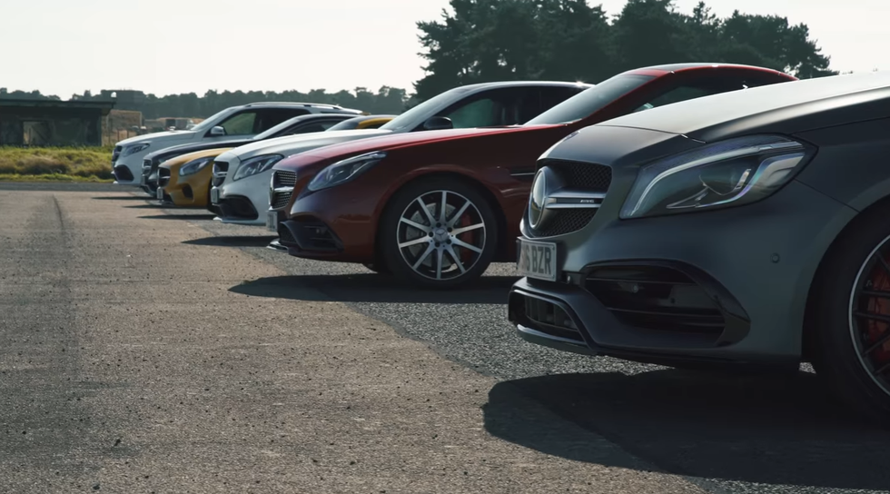 VIDEO: Jedinstvena utrka svih AMG modela