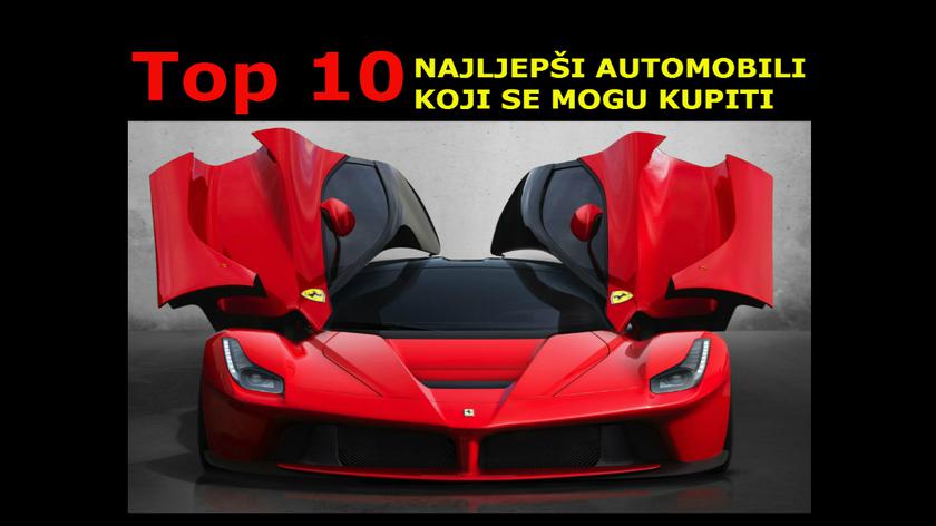TOP 10 NAJLJEPŠIH AUTOMOBILA