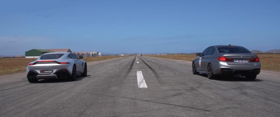 Utrka ubrzanja: Može li BMW M5 pobijediti Aston Martin Vantage | Author: YouTube