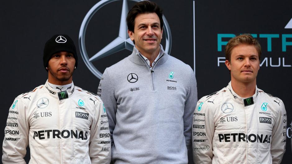 Lewis Hamilton, Toto Wolff i Nico Rosberg | Author: Mercedes-Benz