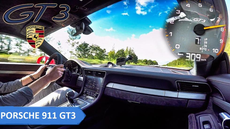 VIDEO: Ovako Porsche 911 GT3 po Autobahnu juri 309 km/h