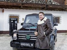 Arnold Schwarzenegger i Kreisel predstavili električni Mercedes G350d EV