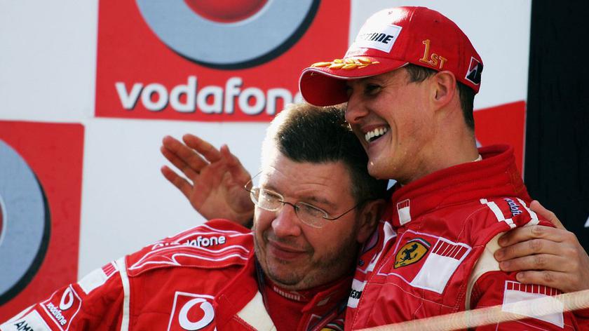 Michael Schumacher i Ross Brawn