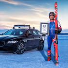 Novi Guinnessov rekord: Jaguar XF vukao skijaša čak 189 km/h
