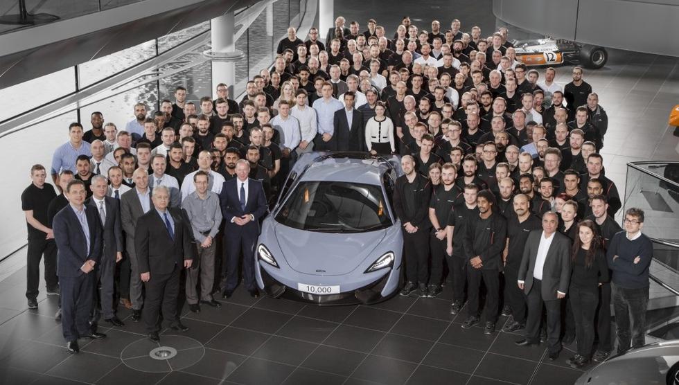 McLaren proslavio proizvodnju 10.000-tog automobila