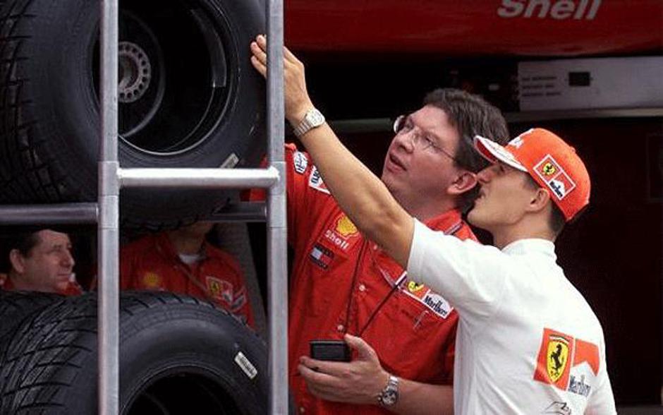 Michael Schumacher i Ross Brawn | Author: The Telegraph