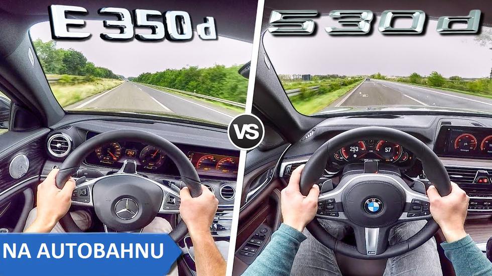 Vječito rivalstvo: Utrka BMW-a 530d protiv Mercedesa E350d