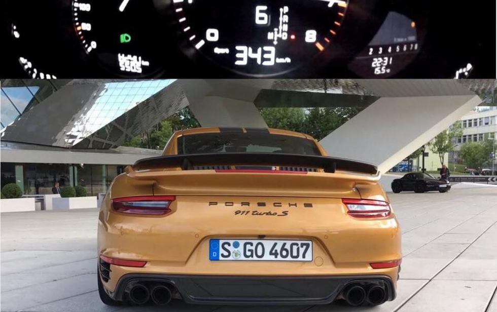 VIDEO: Ovako brzinom 343 km/h juri ultrarijetki Porsche Turbo S Exclusive Series