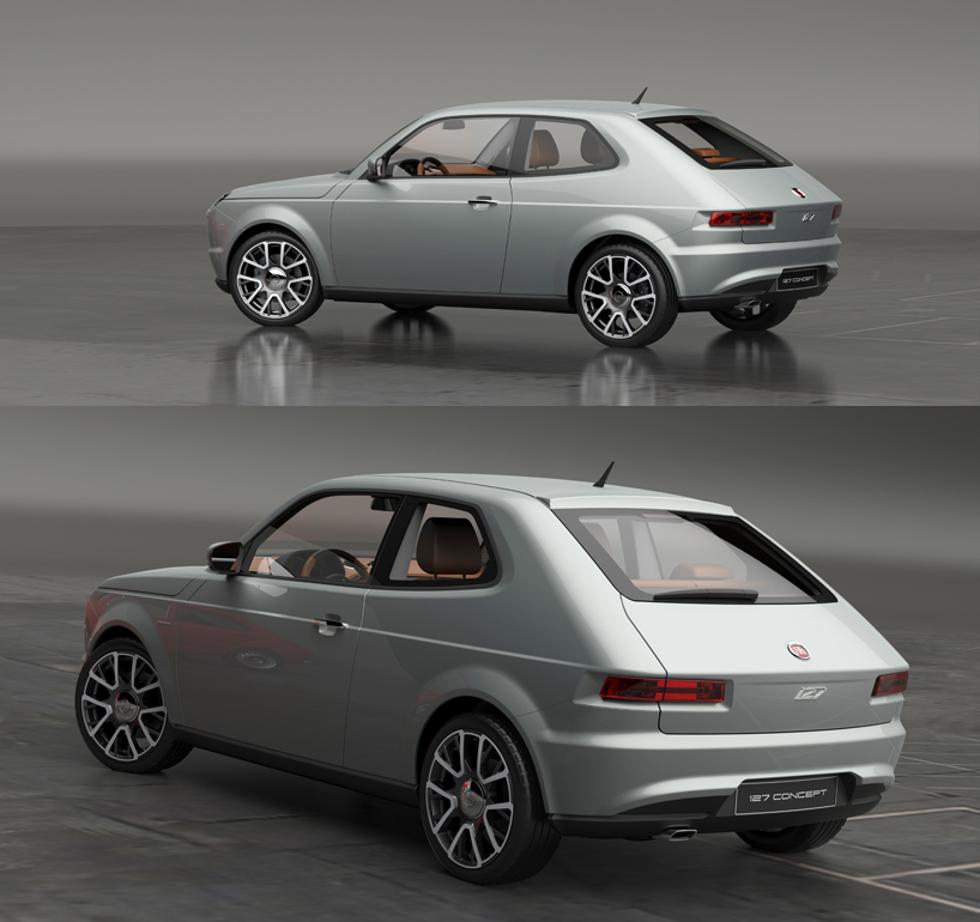 Posveta dizajneru Piu Manzu - Fiat 127 Concept, staro u novom