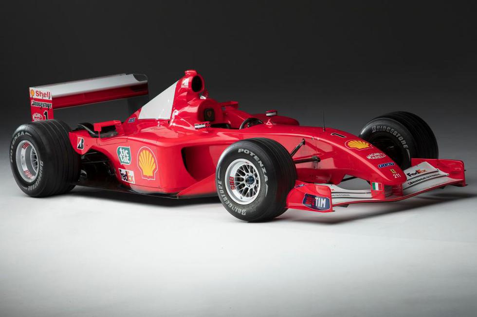 Schumacherov bolid F2001 prodan za 6,4 milijuna eura