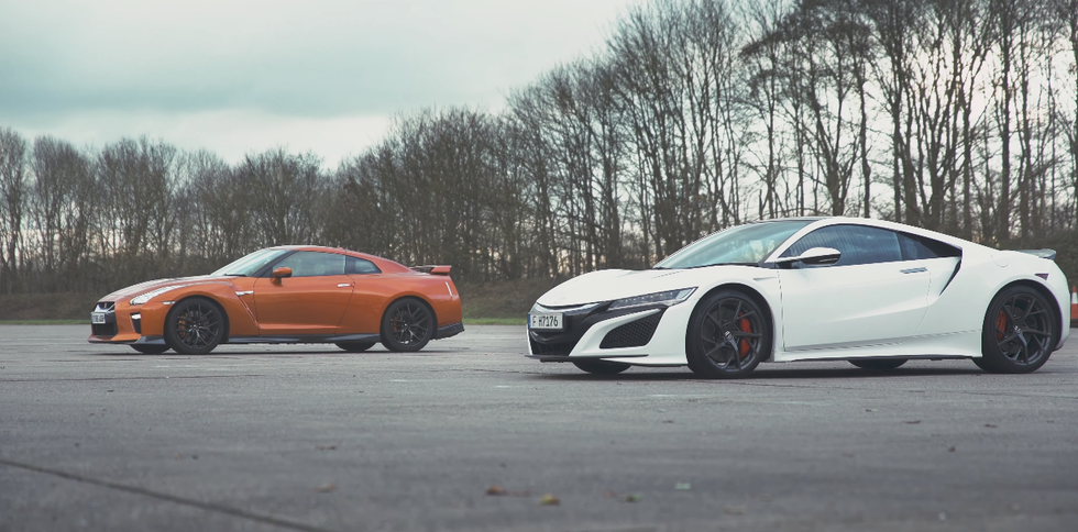 Honda NSX - Nissan GT-R: Tko bolje ubrzava, a tko bolje koči?