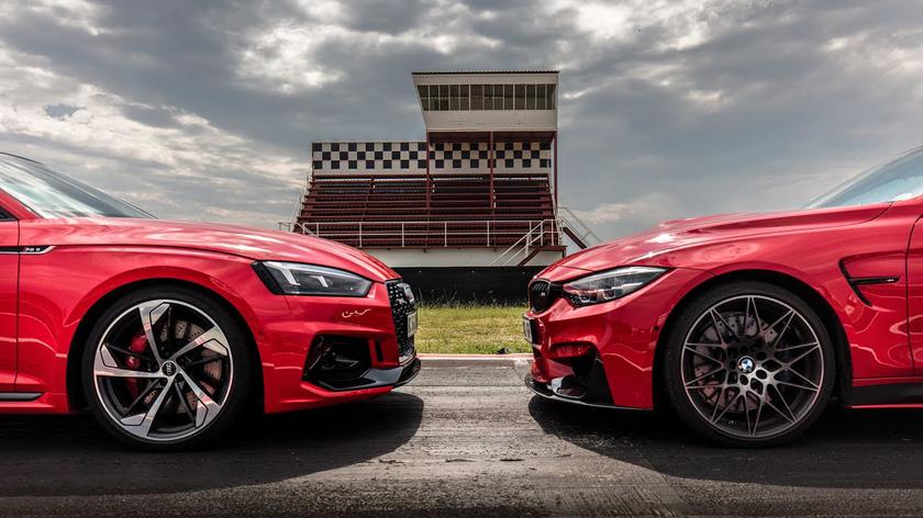 Utrka ubrzanja između BMW-a M4 i Audija RS5