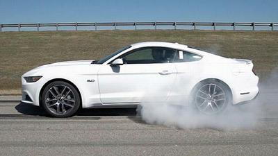 VIDEO FORD MUSTANG GT BURNOUT