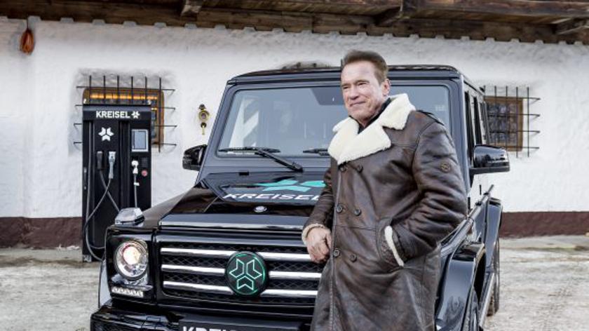 Arnold Schwarzenegger i Kreisel predstavili električni Mercedes G350d EV