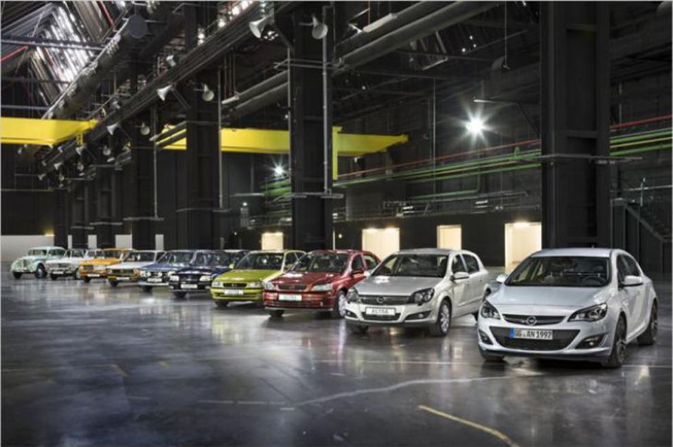 Sve generacije Opelovog bestsellera Astre, odnosno Kadetta