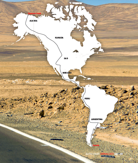 Panamerička cesta: Od Aljaske do najjužnije točke u Argentini
