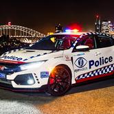 Honda Civic Type R policija