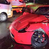Prilikom teške nesreće prepolovio Ferrarija Californiu