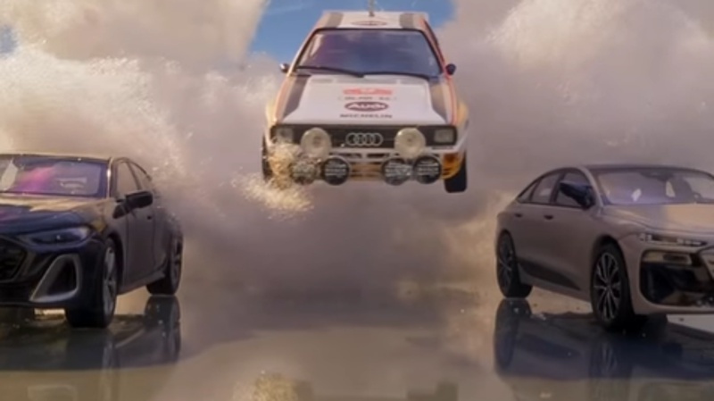 Audi je snimio genijalni bo&zcaron;i&cacute;ni crti&cacute; s minijaturnim modelima