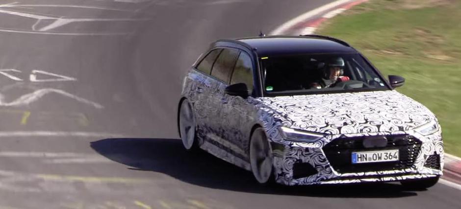 Novi Audi RS6 uhvaćen u jurnjavi Ringom | Author: Youtube
