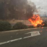 Zapalio se auto kod Splita