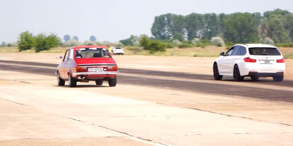 Stara Dacia stala je na crtu protiv moćnog BMW-a 335 XD