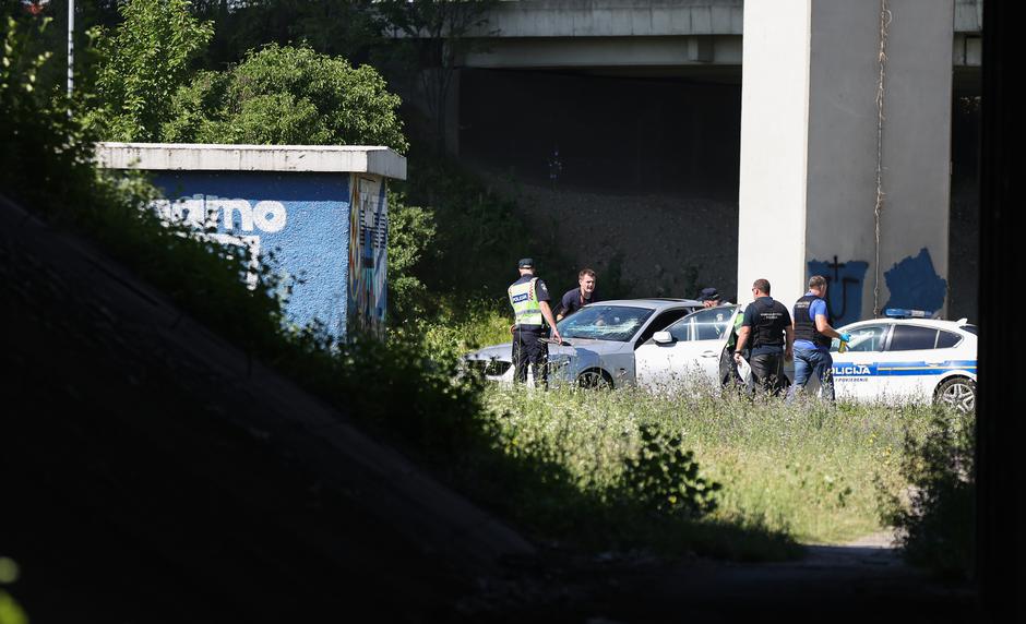 Zagreb: Automobil izletio s ceste tijekom policijske potjere | Author: Emica Elvedji/PIXSELL