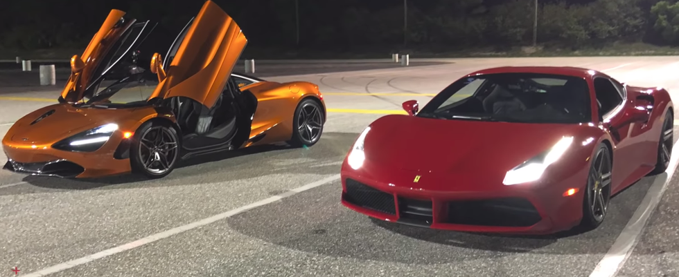 VIDEO: Ferrari 488 stao na crtu protiv moćnijeg Mclarena