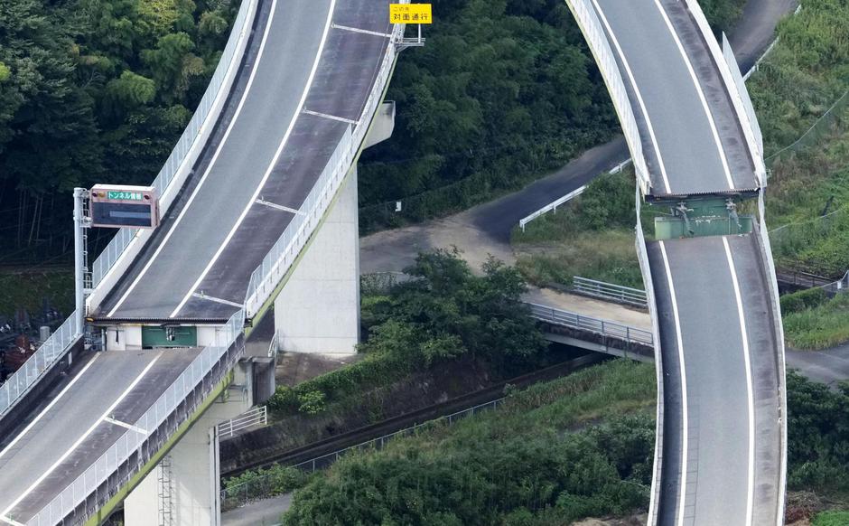 Major earthquake hits Japan's Kyushu region | Author: KYODO/REUTERS