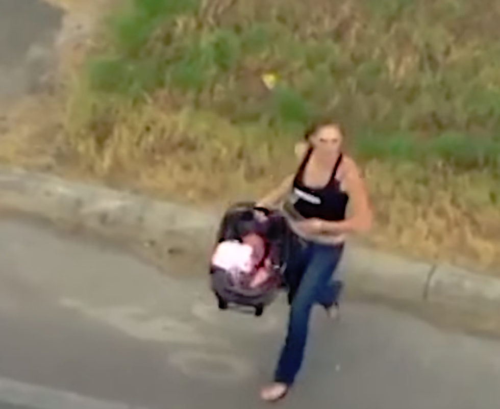 VIDEO: Luđakinja bježala policiji, a vozila malo dijete