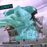 Cosworth razvio 3-cilindrični atmosferski motor koji razvija 250 KS