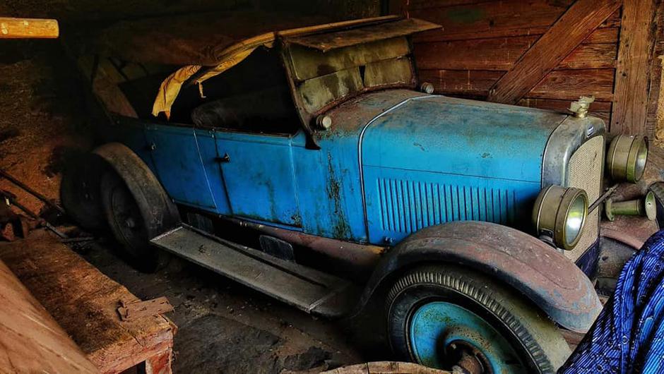 Ultimativni 'barn-find': Pronađen najstariji hrvatski automobil | Author: Oldschoolhr.com.hr/FACEBOOK