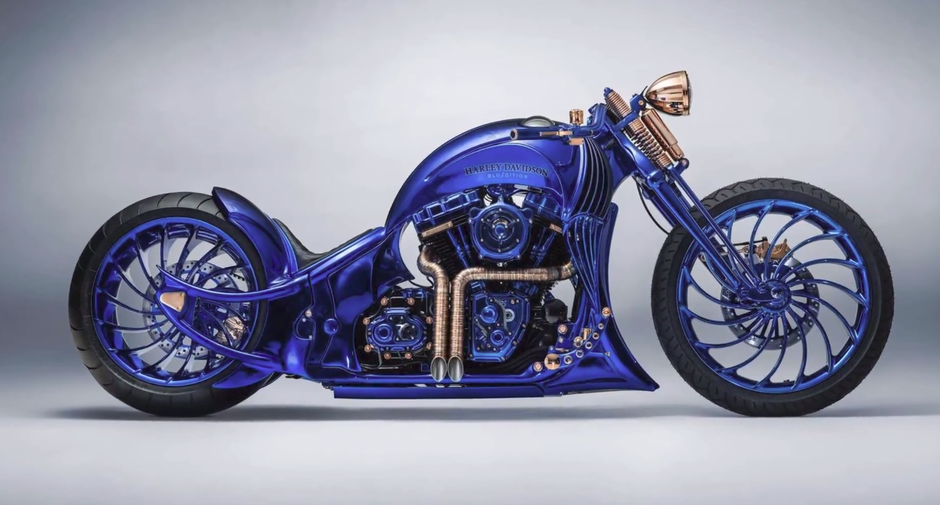 Harley-Davidson Blue Edition | Author: YouTube