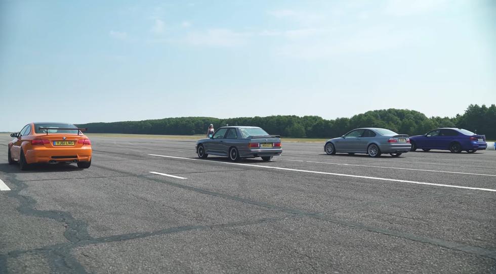 Izvanredna utrka četiri generacije slavnog BMW-a M3 na pisti zračne luke