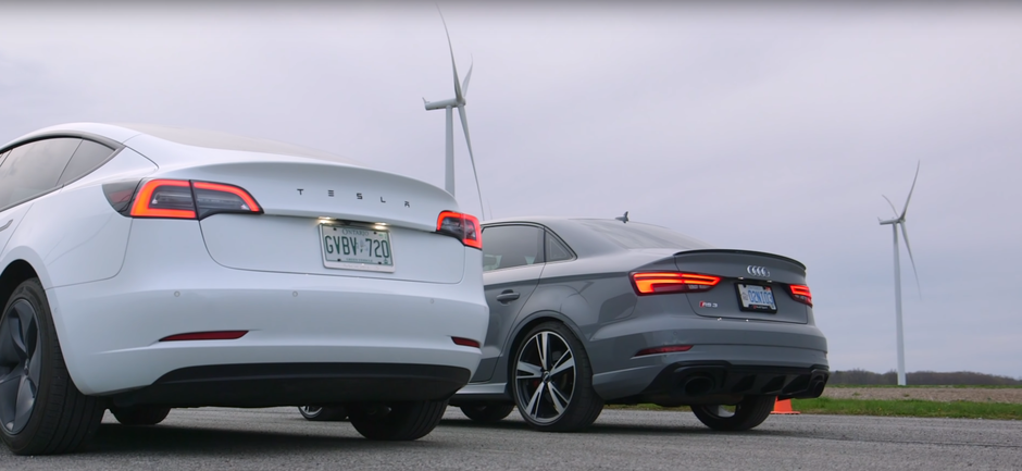 Tesla vs Audi | Author: Throttle House / YouTube