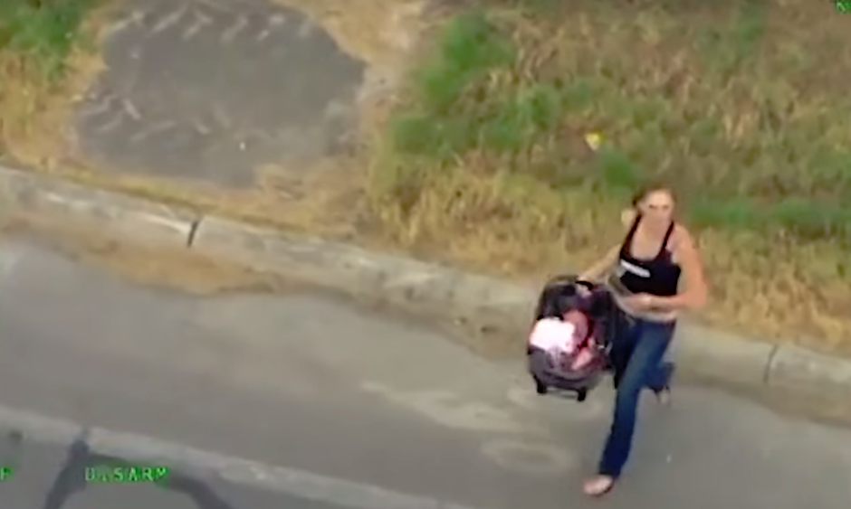 VIDEO: Luđakinja bježala policiji, a vozila malo dijete | Author: Facebook
