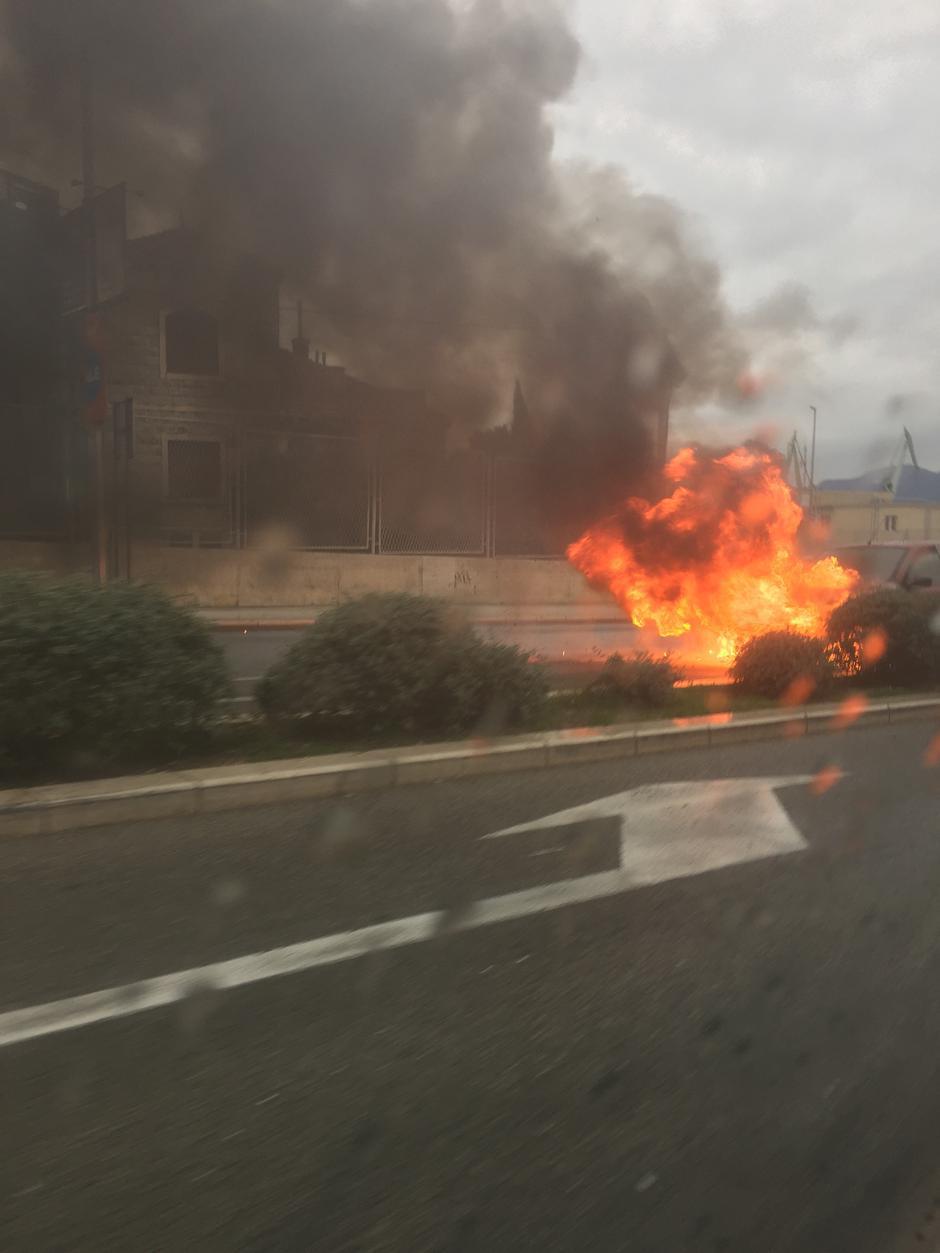 Zapalio se auto kod Splita | Author: čitatelj 24sata