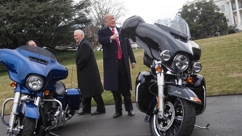Trump i Harley