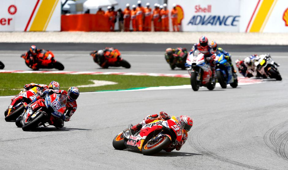 Rossi pao dok je bio u vodstvu, a Marquez trijumfirao | Author: lai seng sin/REUTERS/PIXSELL