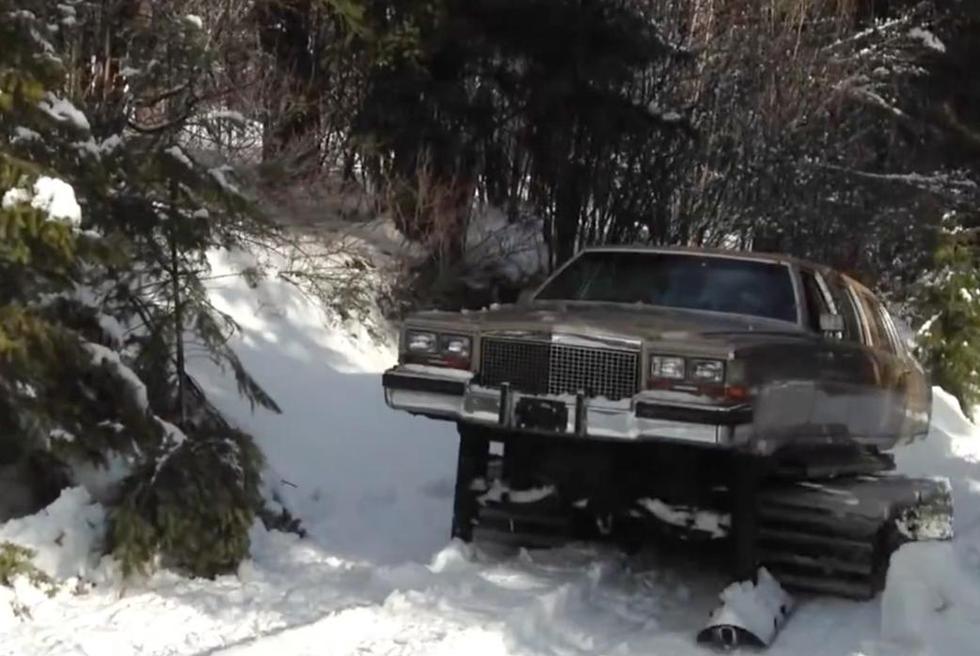 Nevjerojatno: Cadillacovu limuzinu pretvorio u ralicu za snijeg