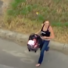 VIDEO: Luđakinja bježala policiji, a vozila malo dijete