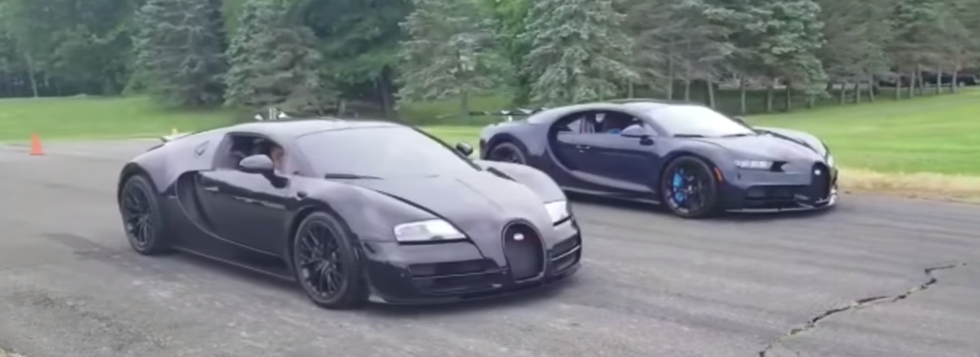 Napokon su na crtu stala dva Bugattija, Chiron i Veyron