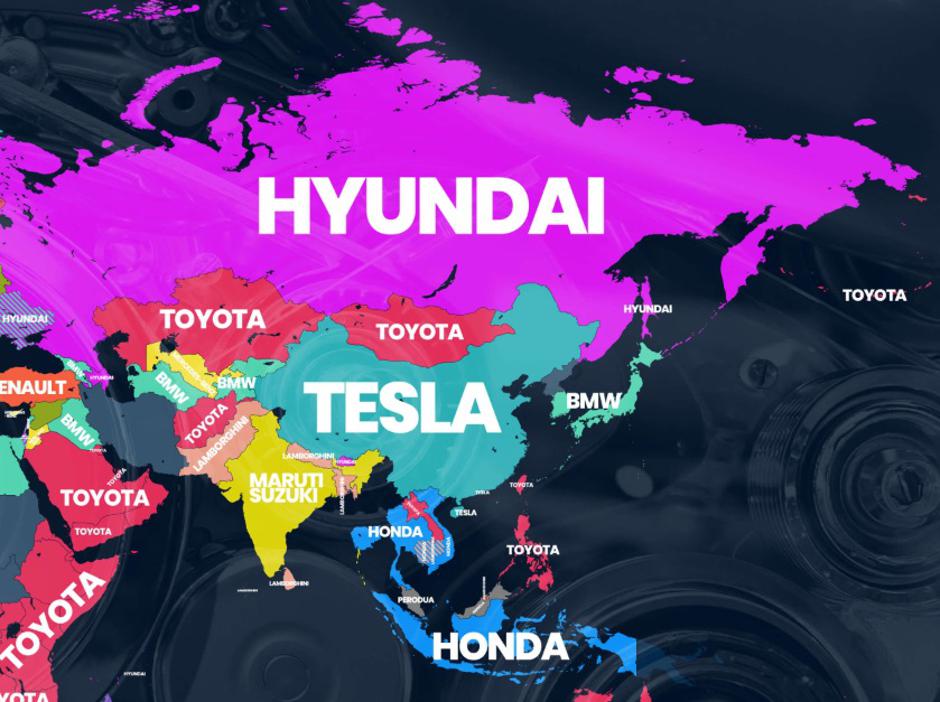 Ovo su najtraženije marke automobila na Google-u po zemljama | Author: Veygo