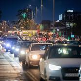 Zagreb: Prometna gužva na Mostu Slobode