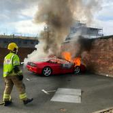Ferrari F355 Spider misteriozno izgorio u Engleskoj